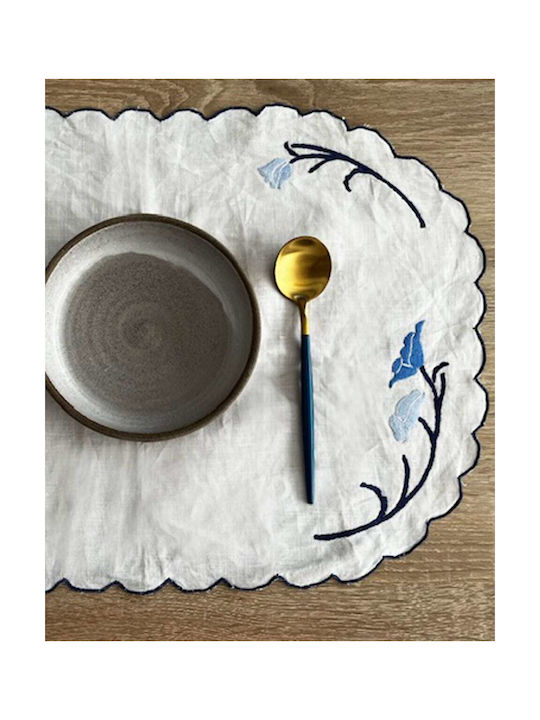 Pennie Fabric Placemat Blue