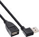 InLine USB 2.0 Cable USB-A male - USB-A female Μαύρο 1m 34610R