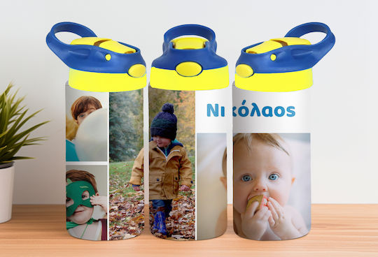 Hoper Kinder Trinkflasche Thermos mit Stroh 360ml Verschiedene Designs oder Farben