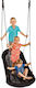 Blue Rabbit Hanging Swing Nest Black