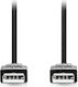 Nedis USB 2.0 Kabel USB-A-Stecker - USB-A-Stecker Silber 5m