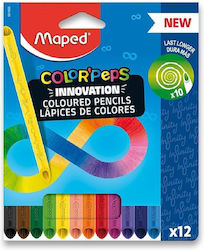 Maped Infinity Coloured Pencils 12 Pieces