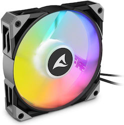 Sharkoon Rebel F50 Gehäuselüfter 120mm (2000rpm) mit RGB Beleuchtung und Verbindung 4-Pin PWM Sharkoon Rebel F50 Gehäuselüfter 120mm (2000rpm) mit RGB Beleuchtung und Verbindung 4-Pin PWM