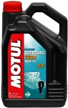 Motul Outboard Tech 4t Motorradöl für Viertaktmotoren 10W-40 5Es