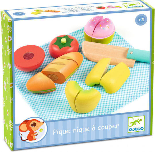 Djeco Picnic Din Lemn Pentru 3+ Ani 13 Bucăți