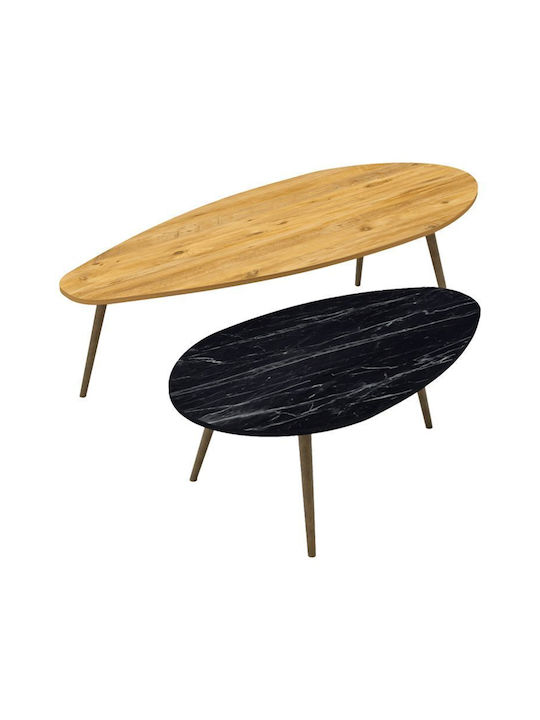 Oval Coffee Table Monty Karydi-Mavro 2pcs L116x...