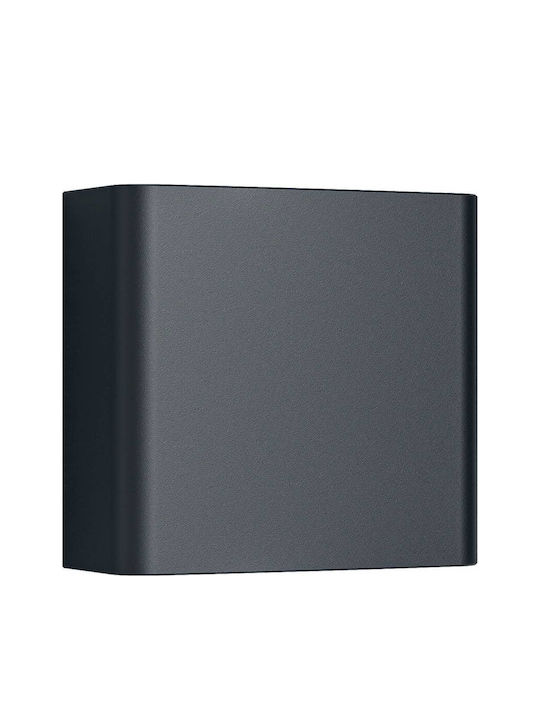 Braytron Επιτοίχιο Εξωτερικό Σποτ LED IP65 2W με Ρυθμιζόμενο Λευκό Φως 11x10x4.1εκ.
