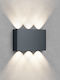 Braytron Επιτοίχιο Εξωτερικό Σποτ LED IP65 6W με Ρυθμιζόμενο Λευκό Φως 16x10x4.1εκ.