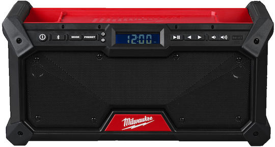 Milwaukee M18 Dab Raddab+g20 Επιτραπέζιο Ραδιόφωνο Ρεύματος / Μπαταρίας DAB+ Κόκκινο