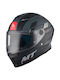 MT Stinger 2 Full Face Helmet DOT / ECE 22.06 1450gr C2 Black/Grey Matt