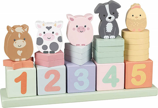 Orange Tree Toys Играчка за сортиране на форми от дърво за 12++ месеца