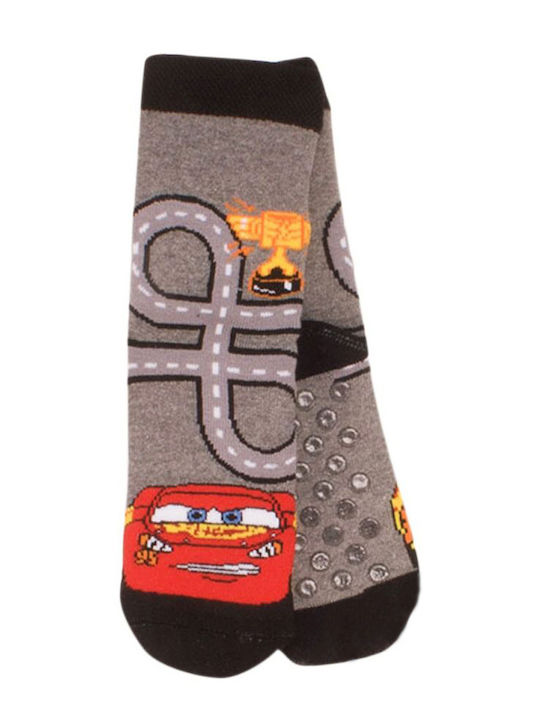 Cars Kids' Socks Non-Slip Gray