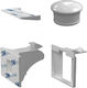 Cabinet & Drawer Lock with Magnet made of Plast...