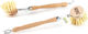 Greenaware Greenaware GRA00492 Ξύλινη Βούρτσα Καθαρισμού με Λαβή για Πιάτα Μπεζ