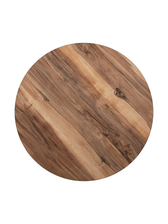 HomeMarkt Round Table Surface made of Particleb...