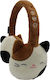 Jazwares Cameron Ασύρματα / Ενσύρματα Over Ear Ακουστικά με 5 ώρες Λειτουργίας Καφέ