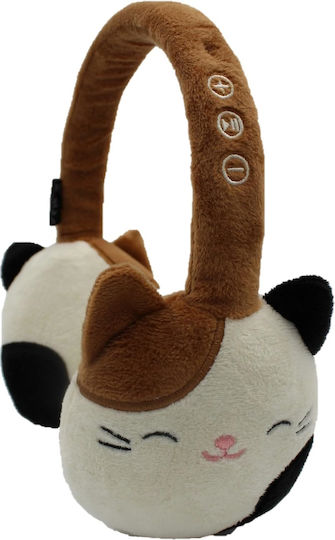 Jazwares Cameron Ασύρματα / Ενσύρματα Over Ear Ακουστικά με 5 ώρες Λειτουργίας Καφέ