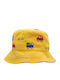 Brims and Trims Παιδικό Καπέλο Bucket Υφασμάτινο Κίτρινο