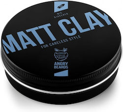 Angry Beards Mic Bjukenen Matt Clay Hair Wax 100g Angry Beards Mic Bjukenen Matt Clay Hair Wax 100g
