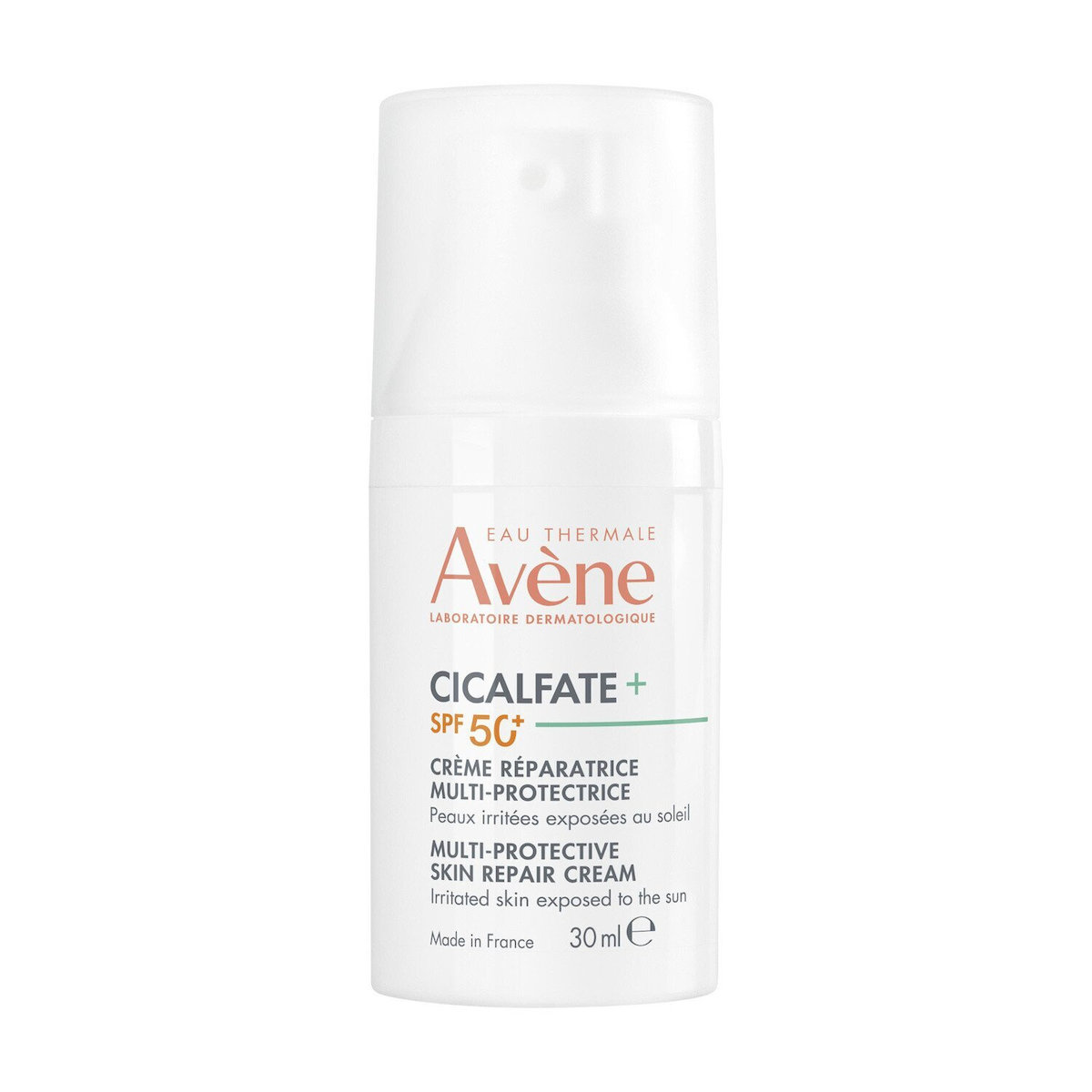 Eau Thermale Avène Cicalfate+ 24ωρη Ενυδατική & Αναπλαστική Κρέμα Προσώπου Ημέρας με SPF50 με Πανθενόλη 30ml