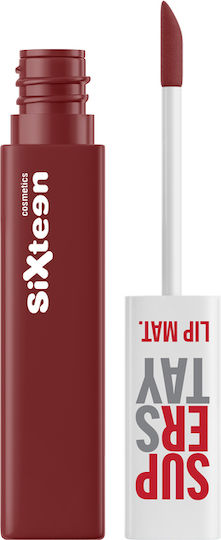 Sixteen Cosmetics Liquid Lipstick Matte 124 Bohemian Princess 4.5ml
