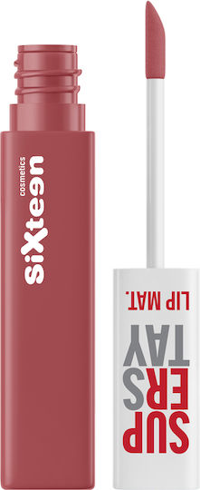 Sixteen Cosmetics Υγρό Κραγιόν Matte 109 Tapioca Cream 4.5ml