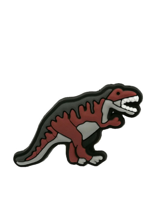 Shoe Charms Grey Dinosaur 4380616253 Jibbitz Crocs Γκρί