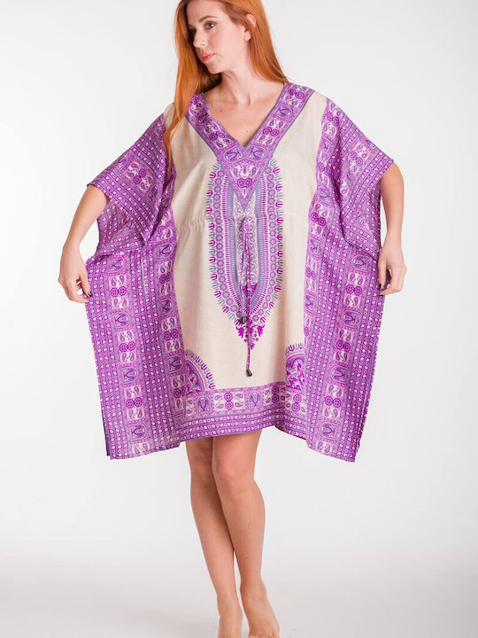 Rima Beachwear Women's Caftan Beachwear Purple