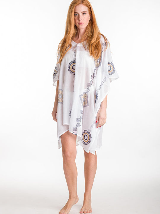 Rima Beachwear Feminin Caftan de Plajă Alb