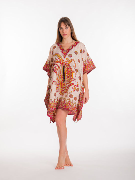 Rima Beachwear Women's Caftan Beachwear Orange