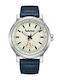 Timberland Discoll Men's Watch 46mm Battery with Blue Leather Strap