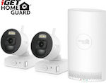 iGET Homeguard Surveillance System 2 Cameras Cameras IP 1080p with Recorder NVR