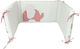 Baby Star Crib Bumpers Classic Inside Gray 40x200cm