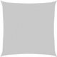 vidaXL Square Shade Sail Gray with PU Coating 6x6m