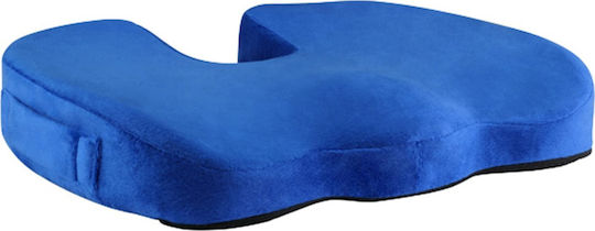Powerton Ιατρικό Μαξιλάρι Καθίσματος Memory Foam 45.5x36x7cm Μπλε