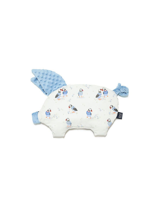 La Millou Sleepy Pig Minky Baby Sleep Pillow Minky Puffin 30x45cm