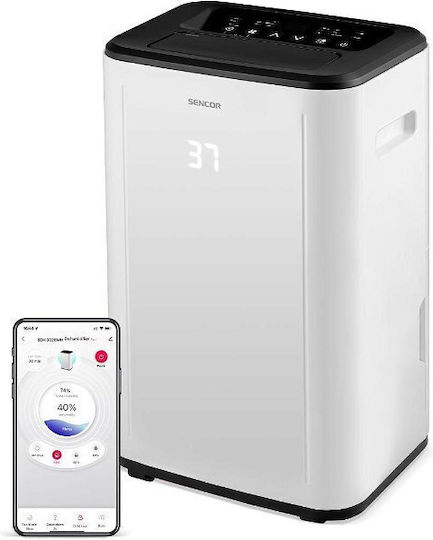 Sencor SDH 3028WH Αφυγραντήρας με Συμπιεστή και Wi-Fi 30lt