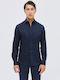 Aristoteli Bitsiani Men's Shirt Linen Blue