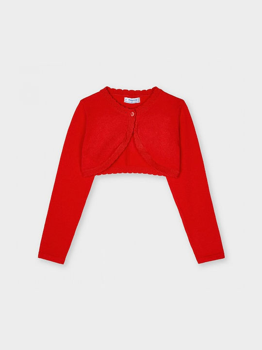 Mayoral Kids Bolero Knitted Red