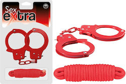 Love Handschellen in Rot Farbe