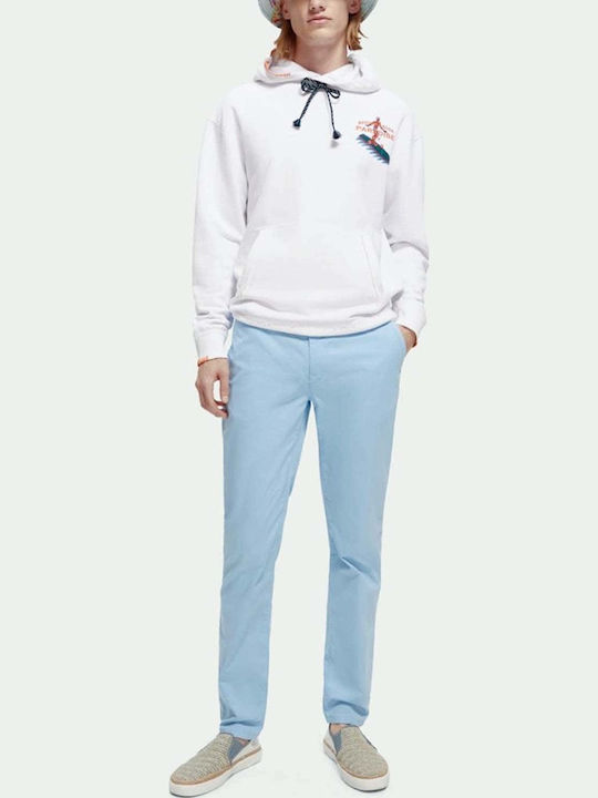 Scotch & Soda Mott Trousers Chino in Slim Fit Blue