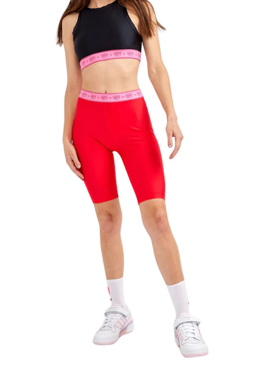 Roxy Ausbildung Frauen Kurze Hosen Leggings Hochgeschnitten Rot