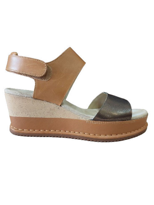 Clarks Akilah Haze Anatomice Platforme dama Tabac maro