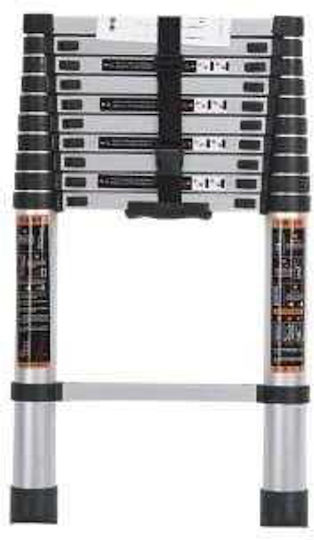 Telescopic Ladder Aluminum of Steps with Maximum Height 3.2m