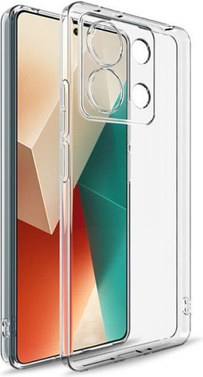 Back Cover Σιλικόνης / Tempered Glass Διάφανο (Redmi Note 13 Pro 5G / Poco X6)