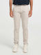 Men's Trousers Elastic Ecru