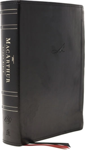 Esv, Macarthur Study Bible, 2nd Edition, Leathersoft, Black