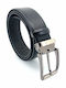 Herren Gürtel Leder Schwarz