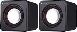 Techly SP-320ETY 2.0 με Ισχύ 3W Μαύρα