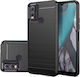 Techsuit Carbon Back Cover Silicone Black (Noki...